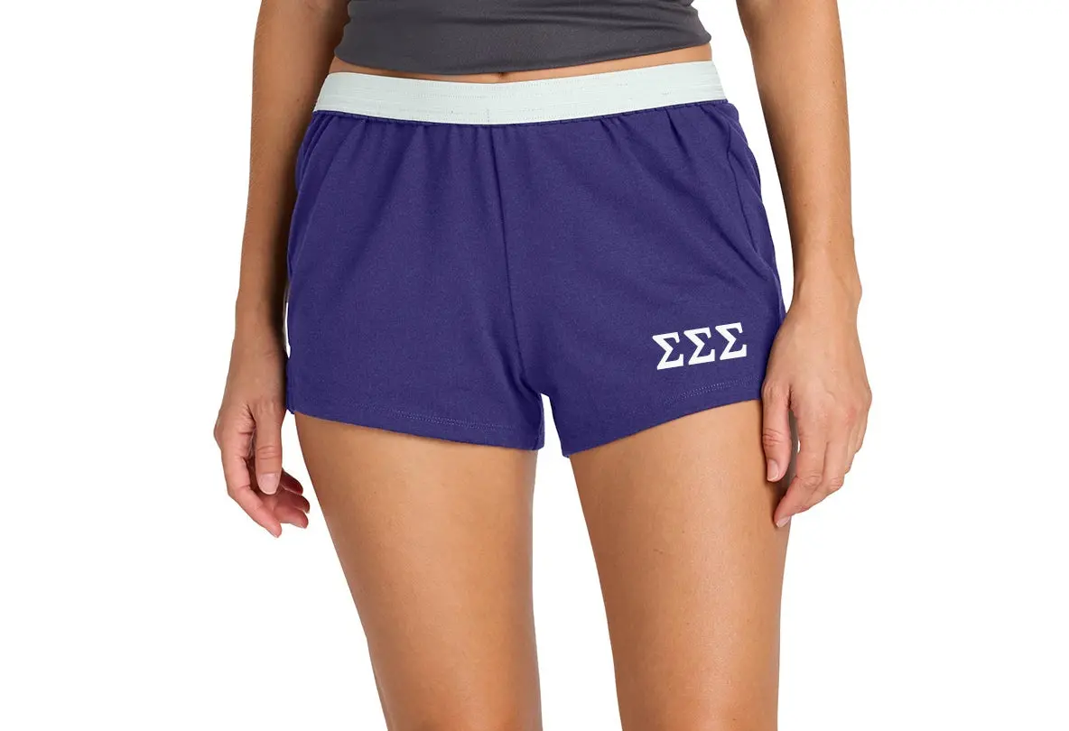 Sigma Sigma Sigma Jersey Shorts 1