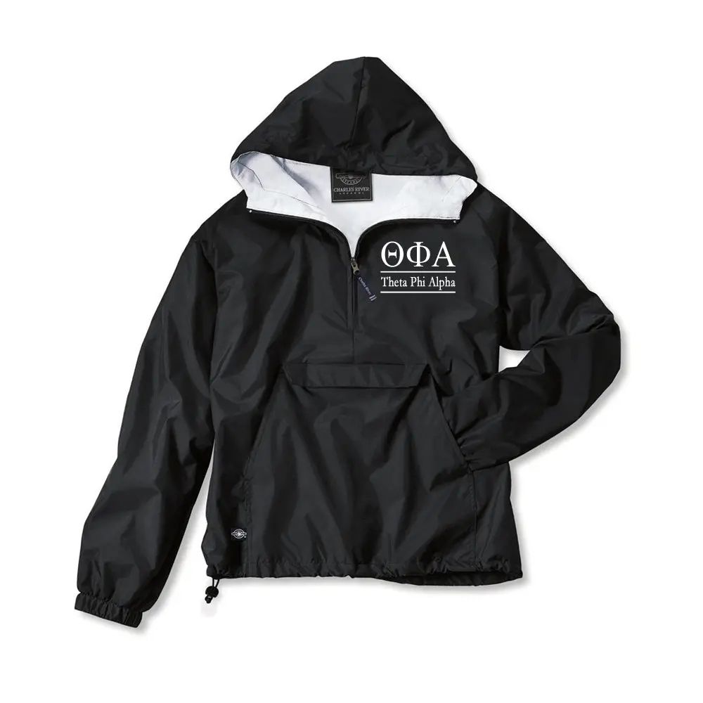 Theta Phi Alpha Classic Solid Pullover Windbreaker - Lined 1