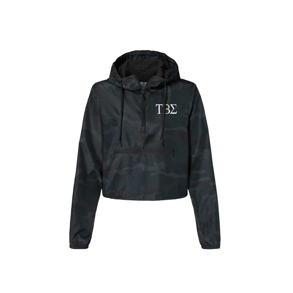 Tau Beta Sigma Crop Windbreaker 1