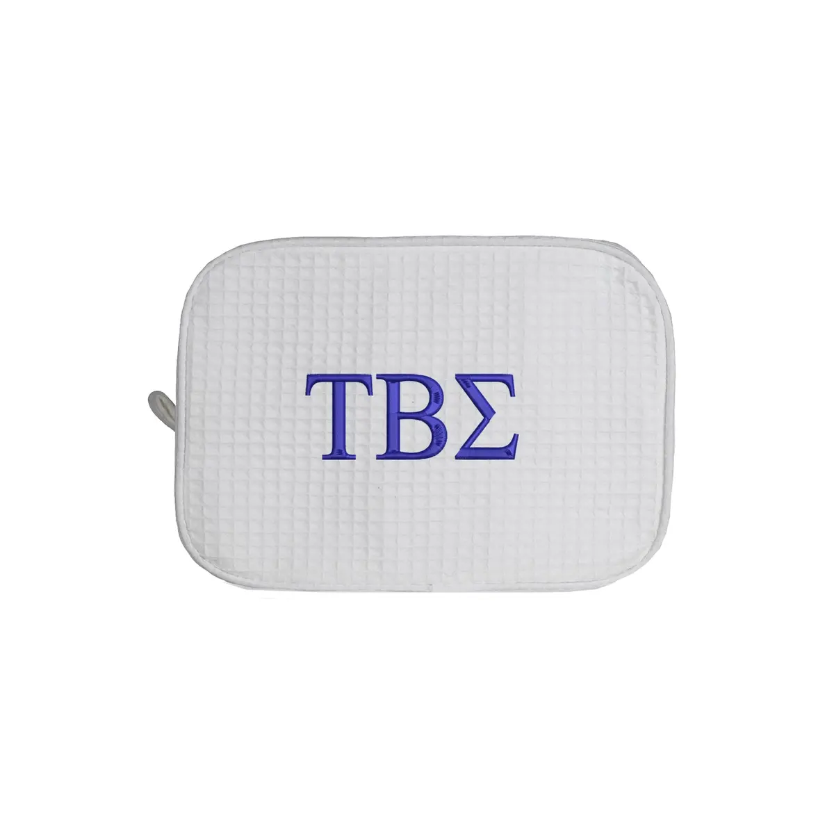 Tau Beta Sigma Waffle Weave Cosmetic Bag 1