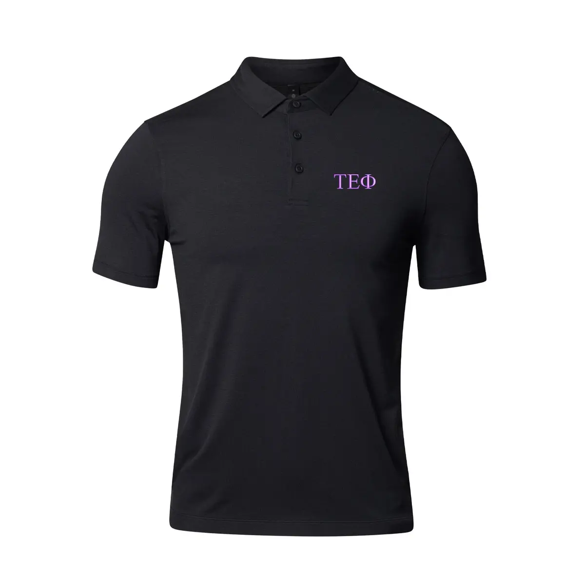 Tau Epsilon Phi Lululemon Evolution Short-Sleeve Polo - Black 1