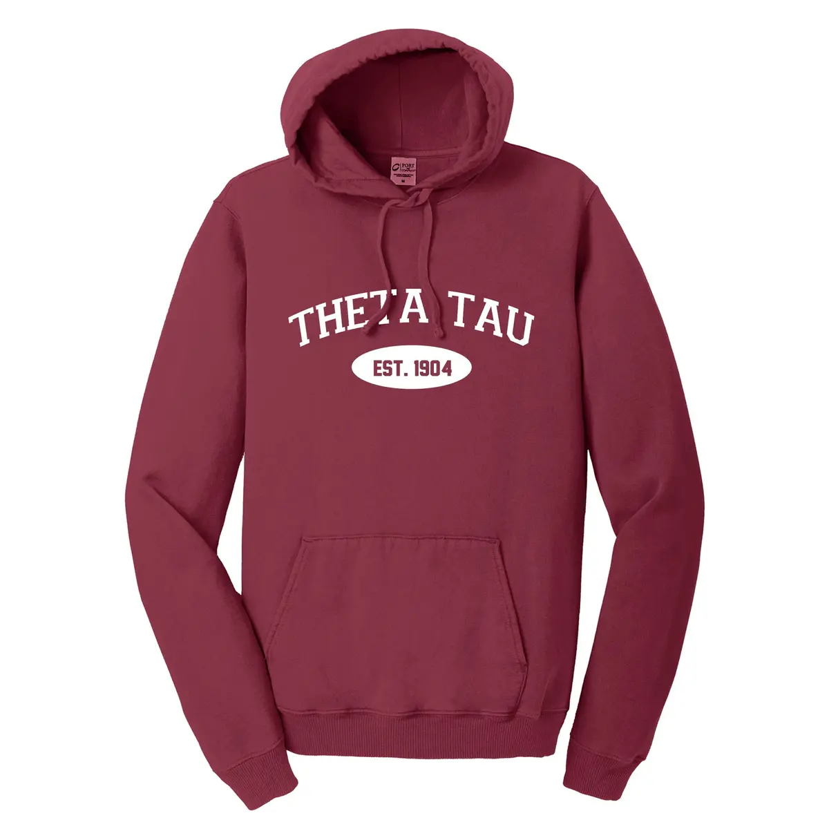 Theta Tau Hooded Pullover Vintage Sweatshirt 1