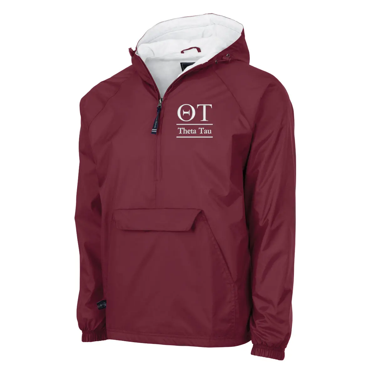 Theta Tau Flannel Lined Windbreaker 1