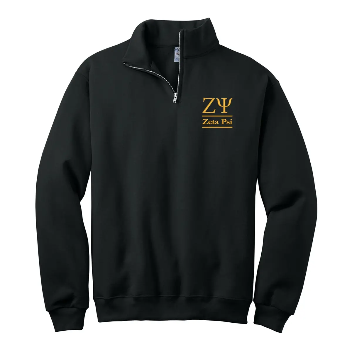 Zeta Psi Quarter Zip Pullover Sweatshirt 1