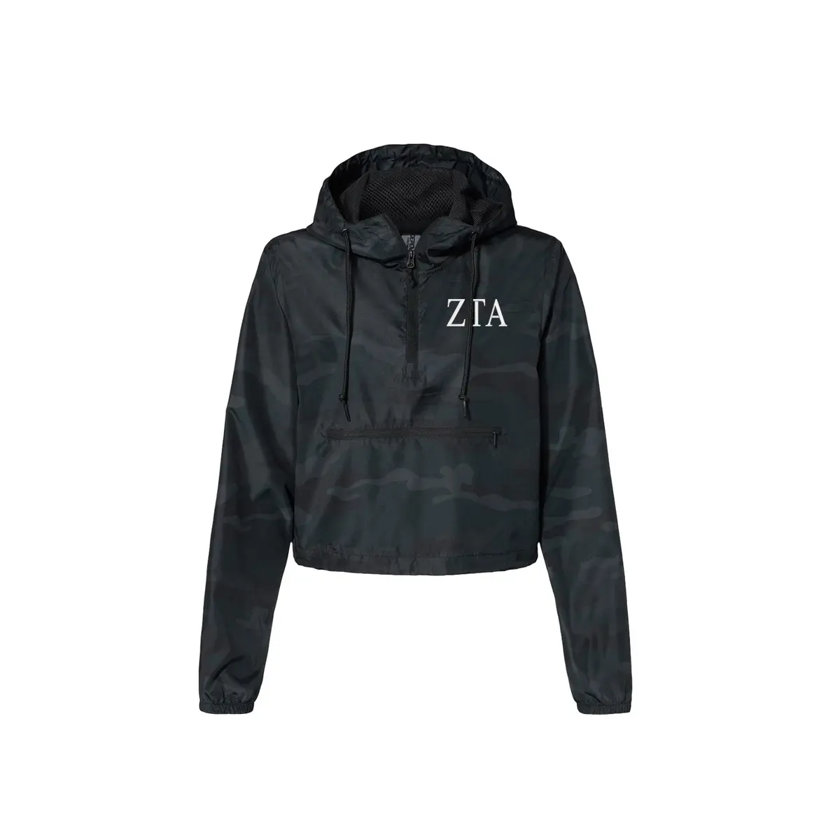 Zeta Tau Alpha Crop Windbreaker 1