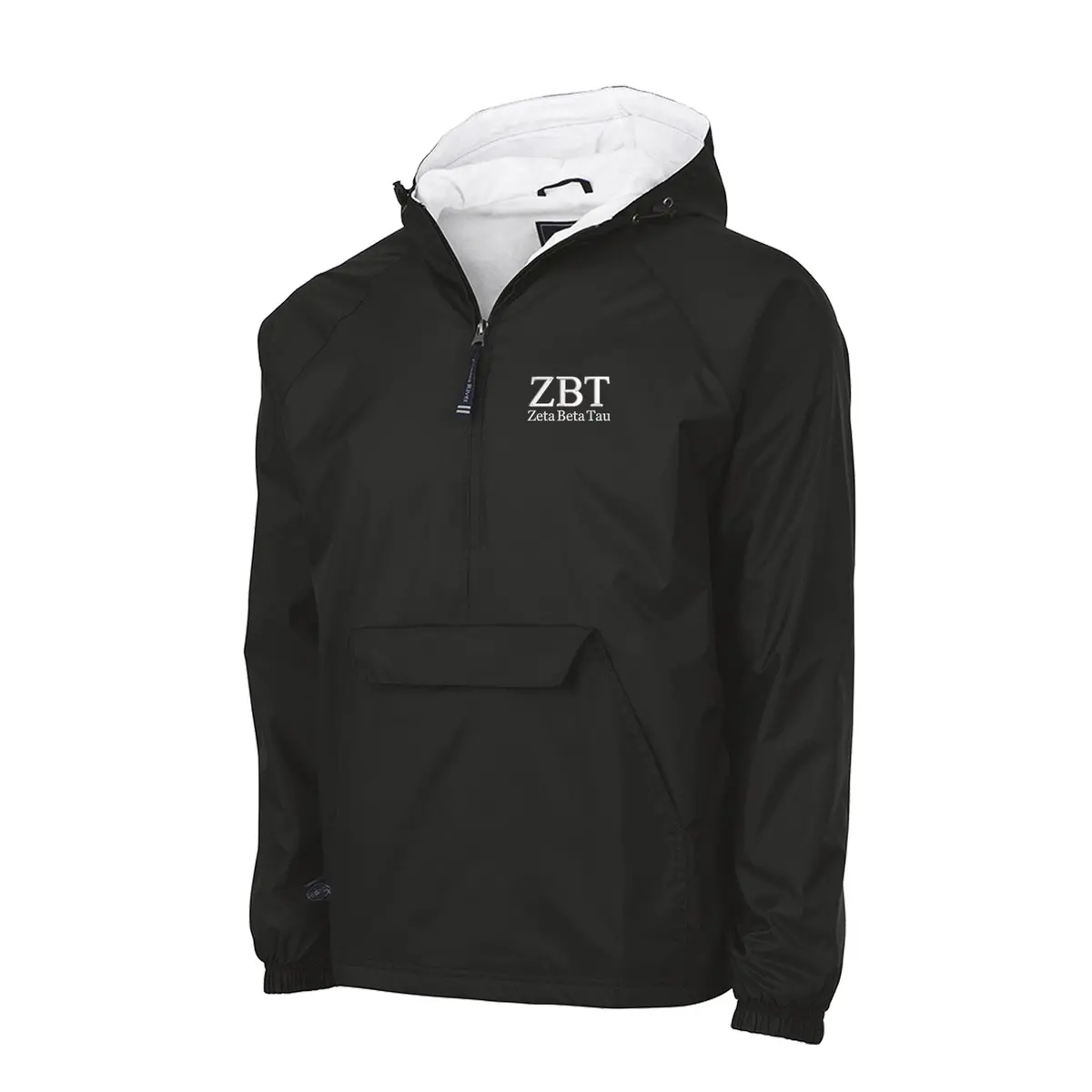 Zeta Beta Tau Flannel Lined Windbreaker 1