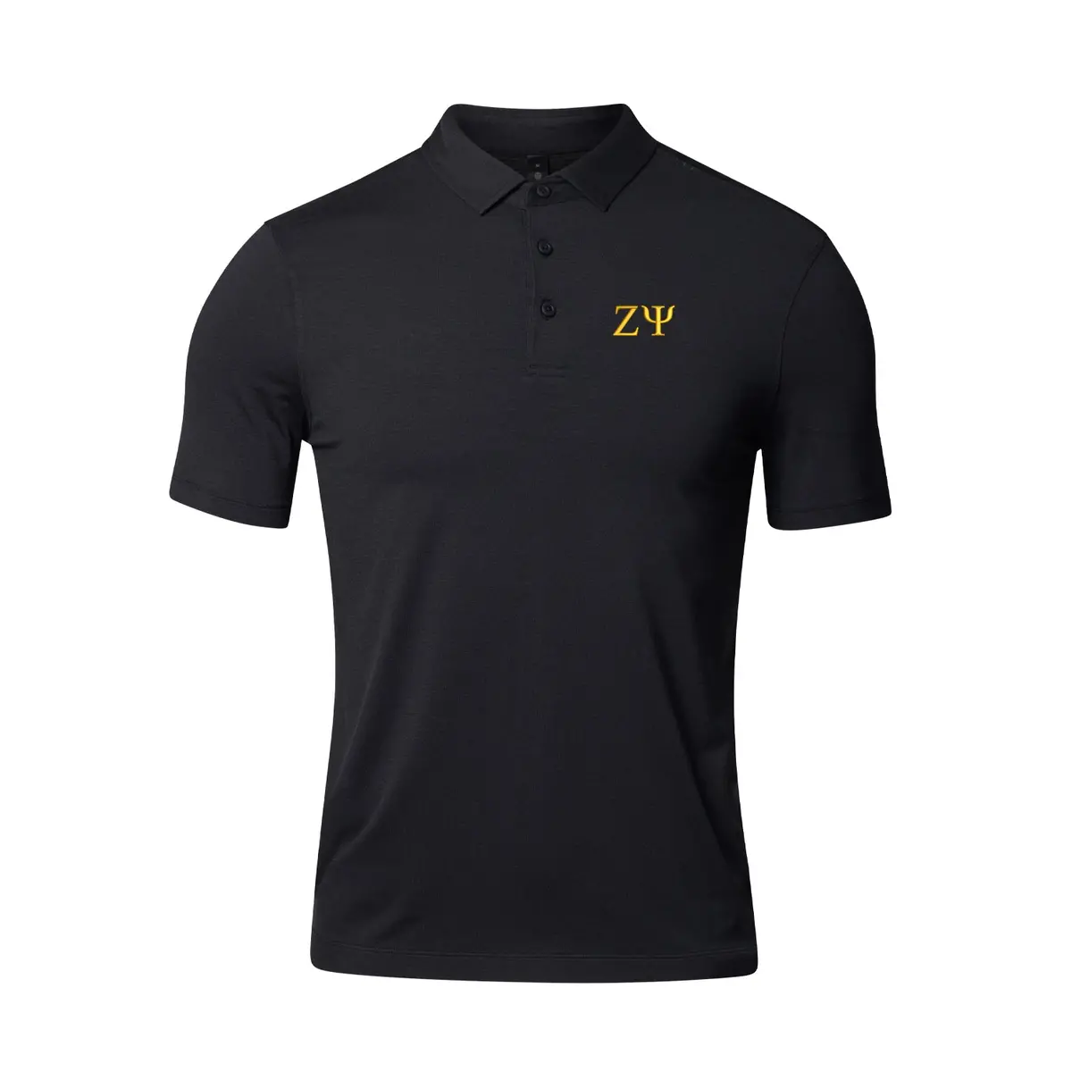 Zeta Psi Lululemon Evolution Short-Sleeve Polo - Black 1