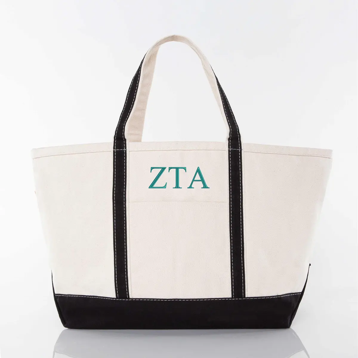 Zeta Tau Alpha Large Canvas Tote Bag 1