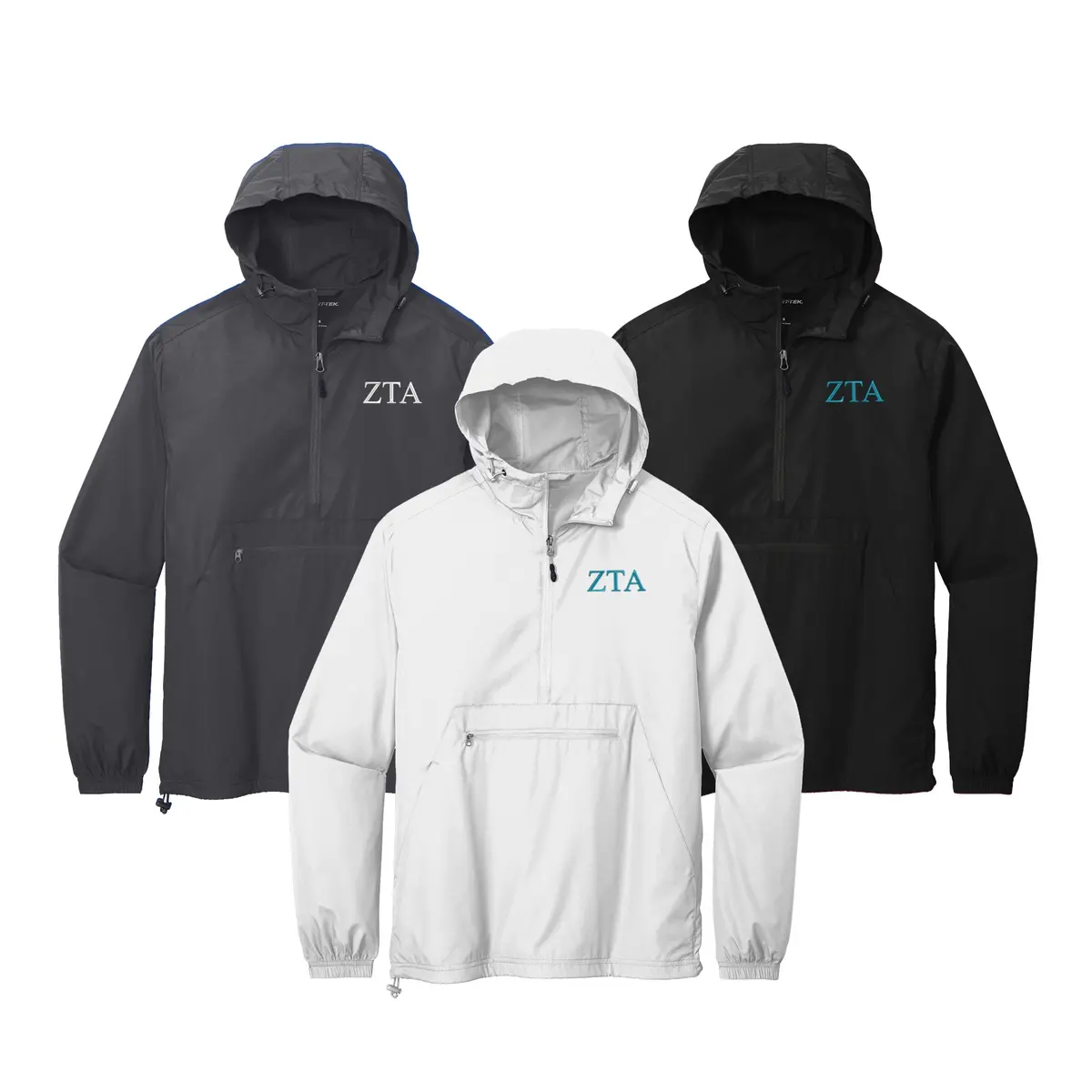 Zeta Tau Alpha Windbreaker - Letters 1