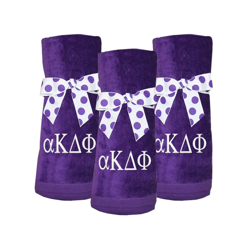 Alpha Kappa Delta Phi Beach Towel 1