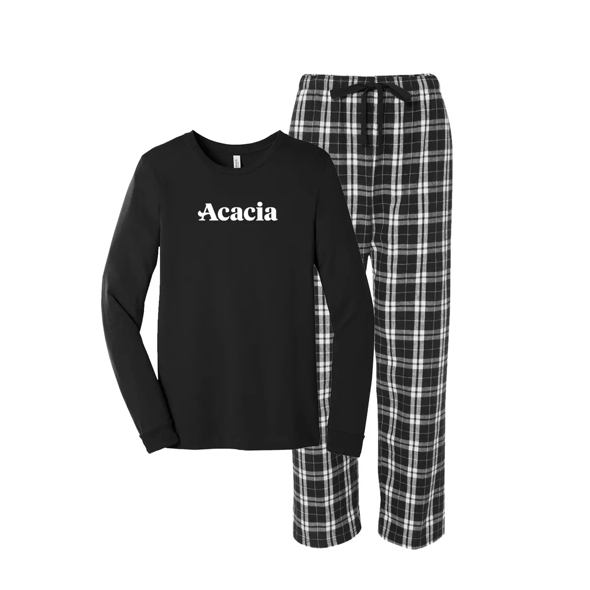 Acacia Flannel Pant And Tshirt Set 1