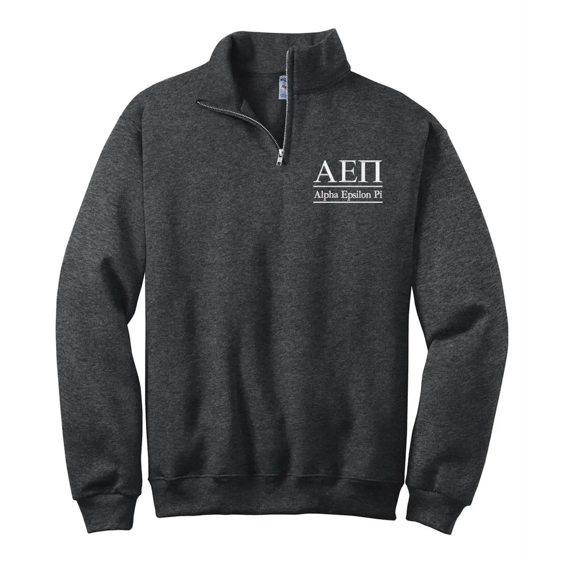 Alpha Epsilon Pi Quarter Zip Pullover Sweatshirt 1