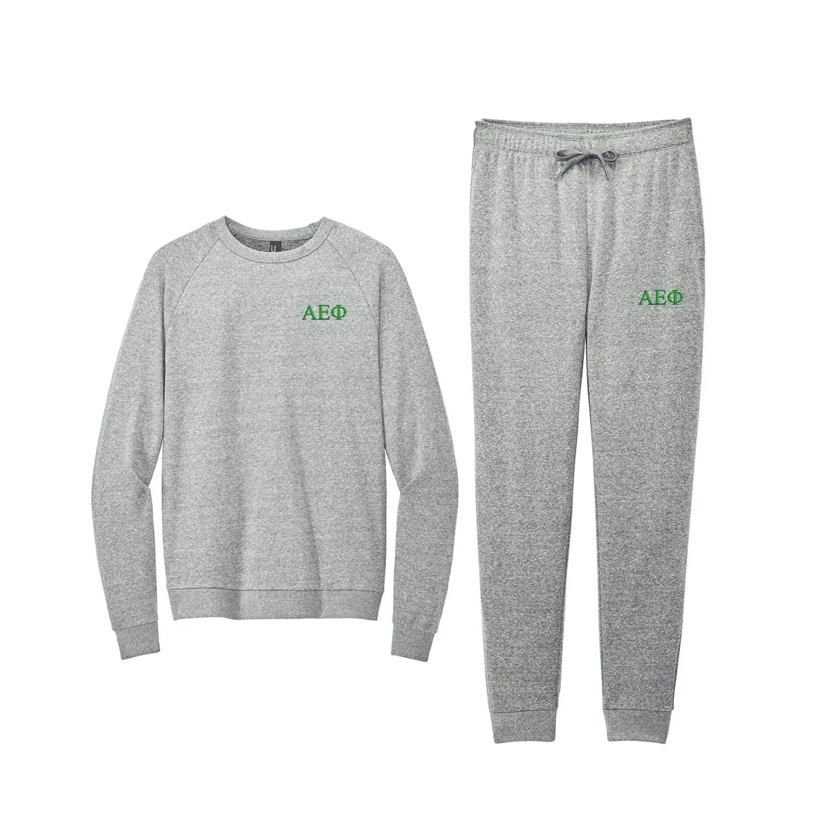 Alpha Epsilon Phi Tri Fleece Jogger Set 1