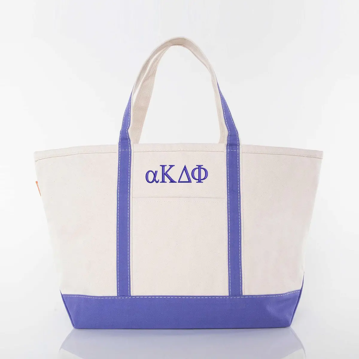 Alpha Kappa Delta Phi Large Canvas Tote Bag 1