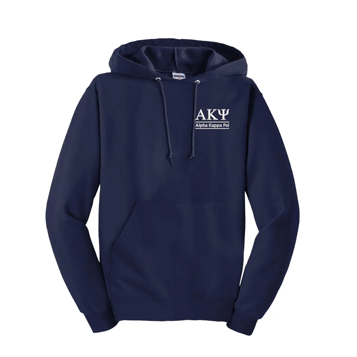 Alpha Kappa Psi Embroidered Hooded Pullover 1