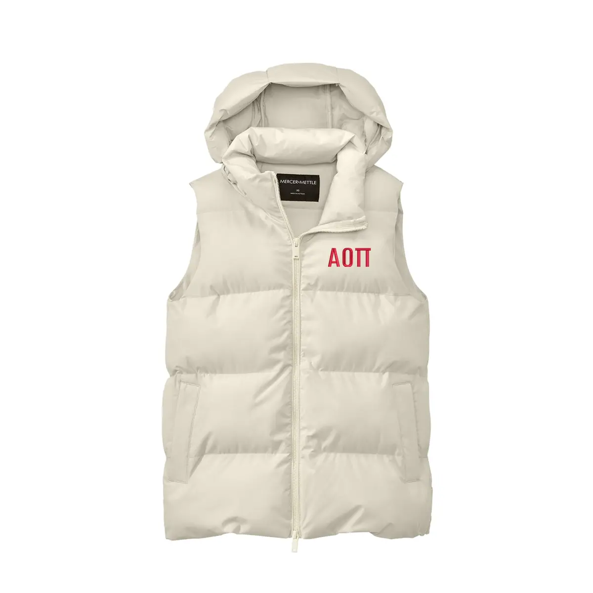 Alpha Omicron Pi Mercer+Mettle® Women’S Puffy Vest 1