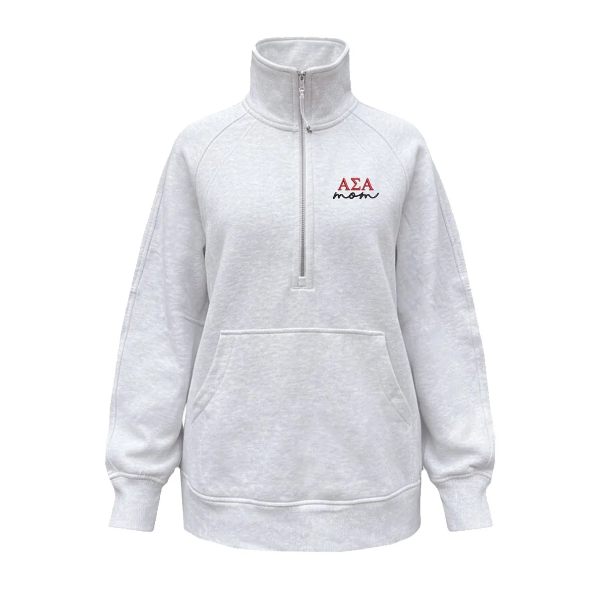 Alpha Sigma Alpha Mom Lululemon Scuba Oversized Funnel-Neck Half Zip Long 1