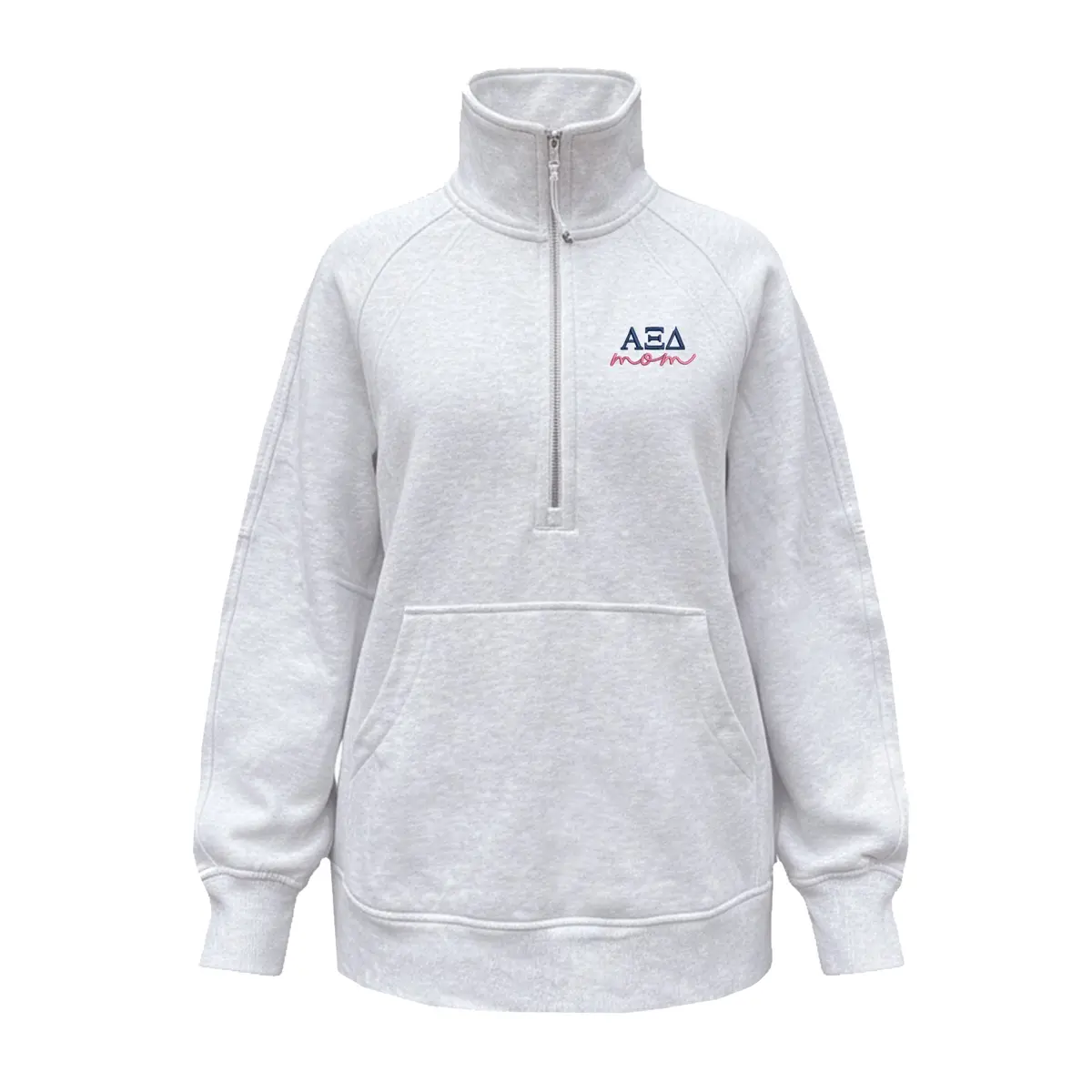 Alpha Xi Delta Mom Lululemon Scuba Oversized Funnel-Neck Half Zip Long 1