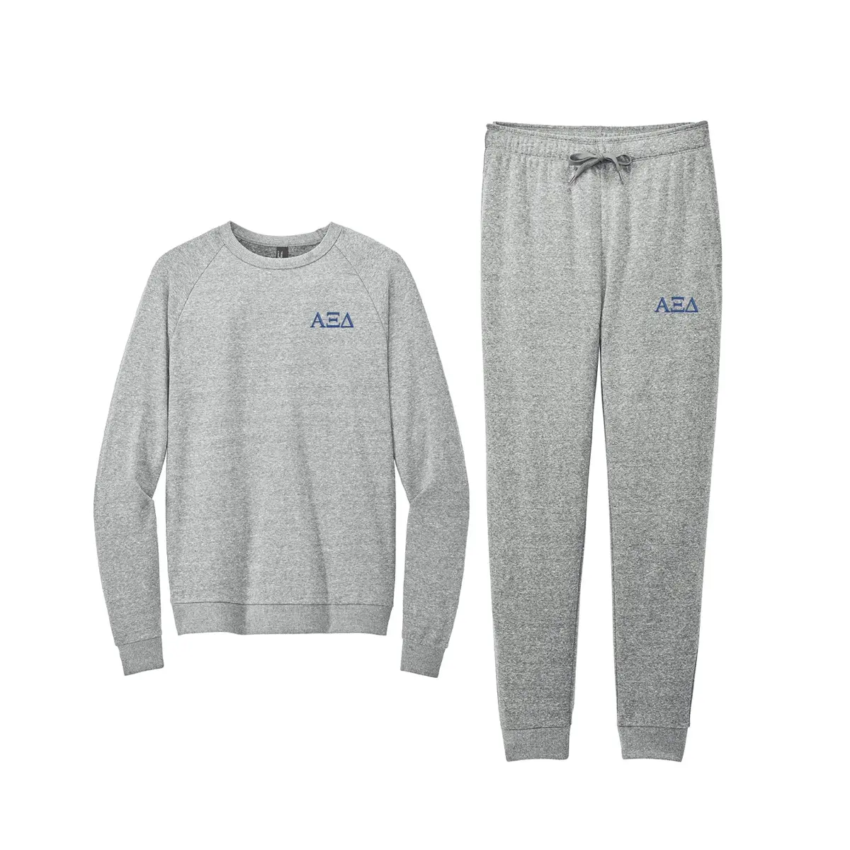 Alpha Xi Delta Tri Fleece Jogger Set 1