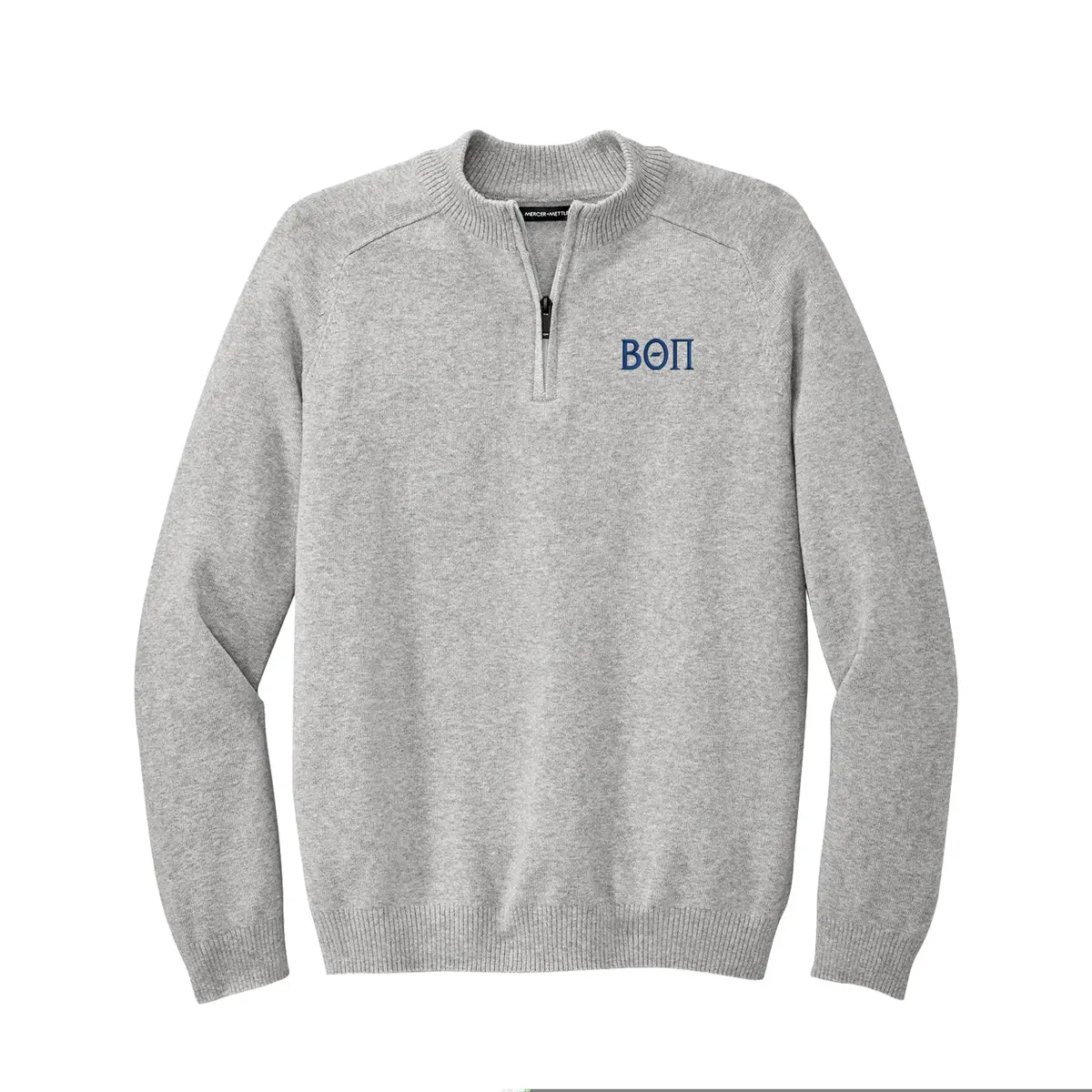 Beta Theta Pi 1/4-Zip Monogrammed Sweater 1