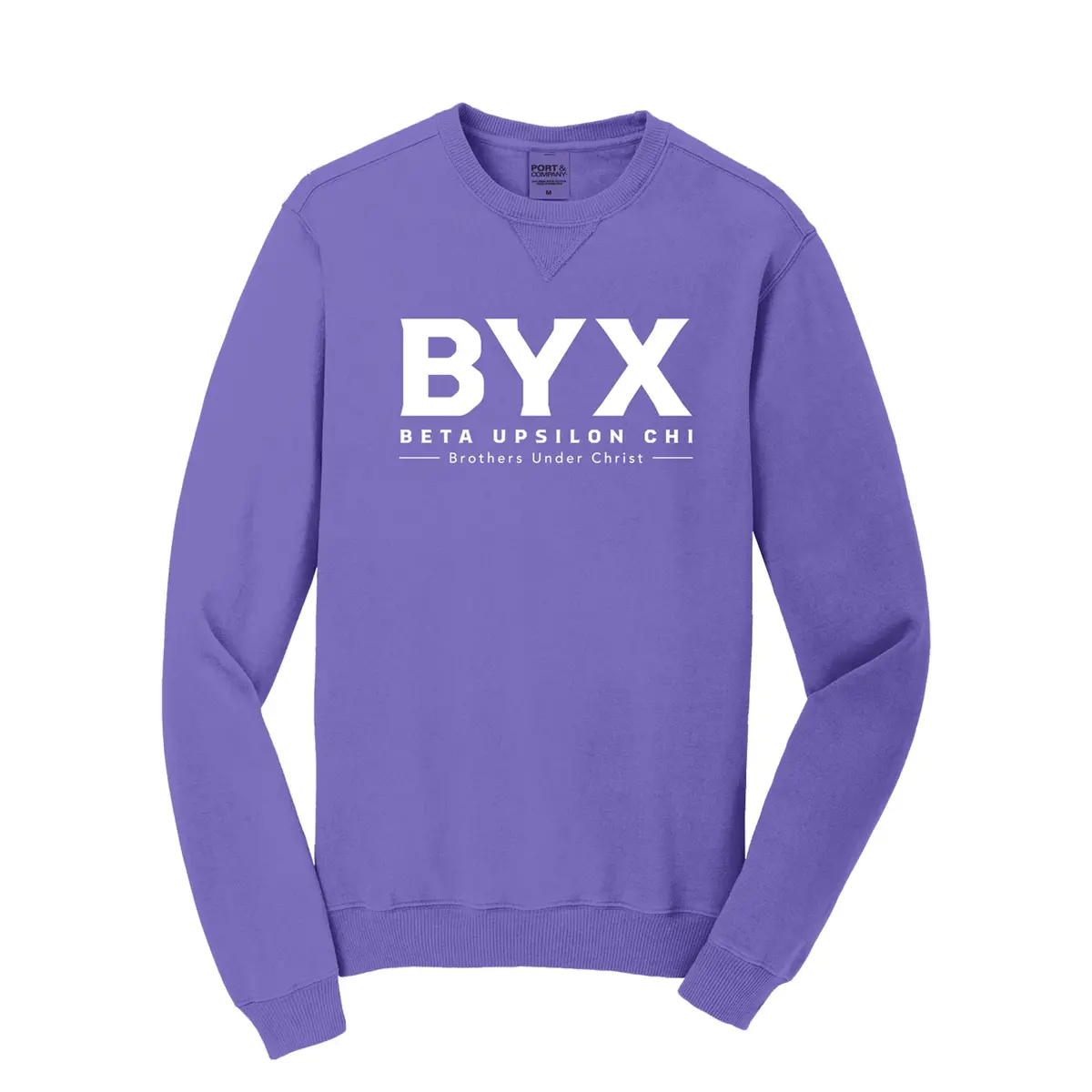 Beta Upsilon Chi Beach Washed Crewneck Sweatshirt 1