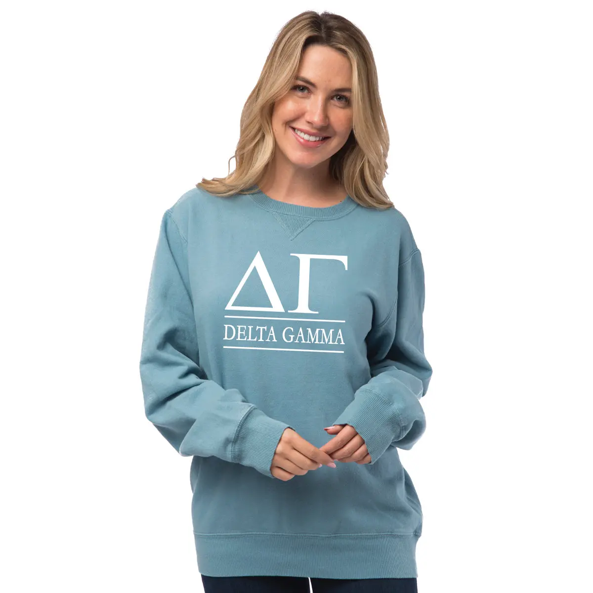 Delta Gamma Vintage Color Crewneck Sweatshirt 1