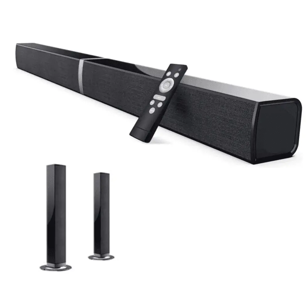 Bluetooth Sound Bar For Tv, 50W Sound Bar With 4 Drivers And Remote Control, Home Audio Tv Speakers Sound Bar 1