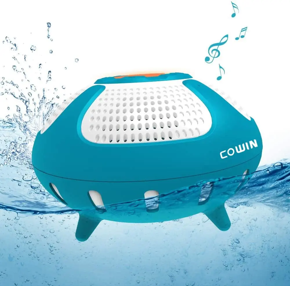 Cowin Smile Ipx7 Waterproof Floating Bluetooth Speaker 1