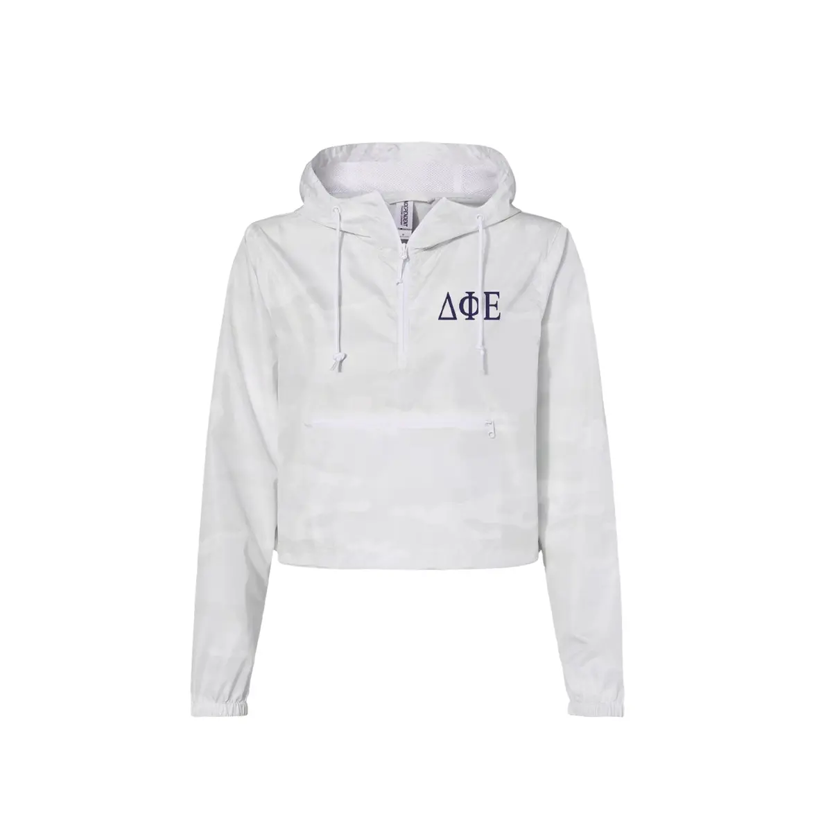 Delta Phi Epsilon Crop Windbreaker 1