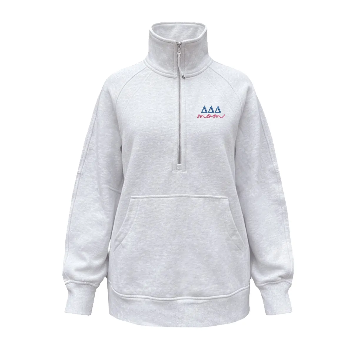 Delta Delta Delta Mom Lululemon Scuba Oversized Funnel-Neck Half Zip Long 1