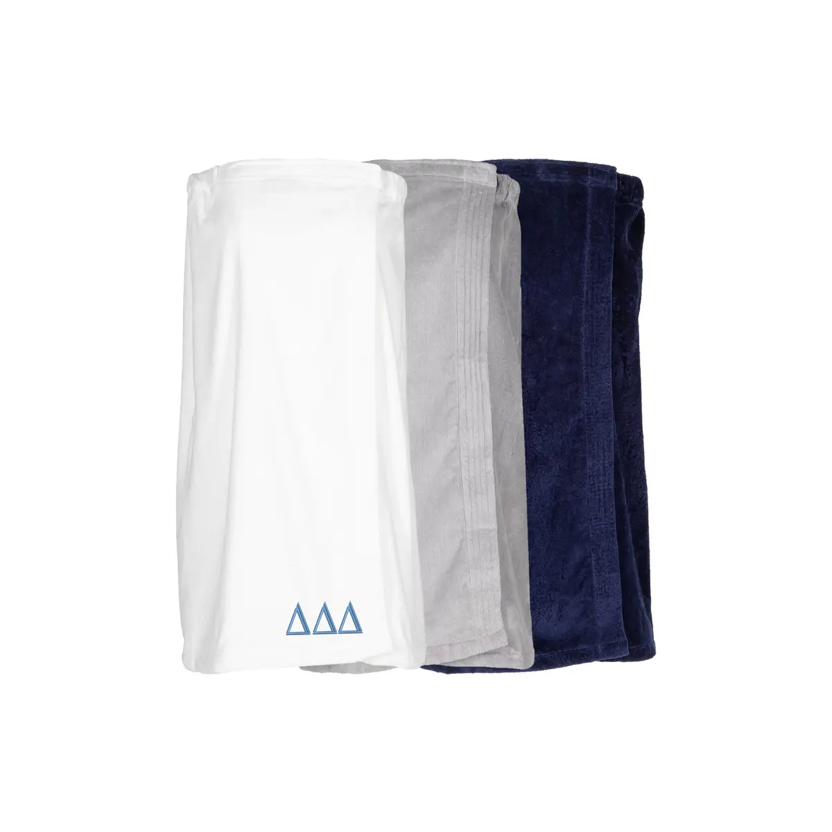 Delta Delta Delta Terry Velour Spa Wrap 1