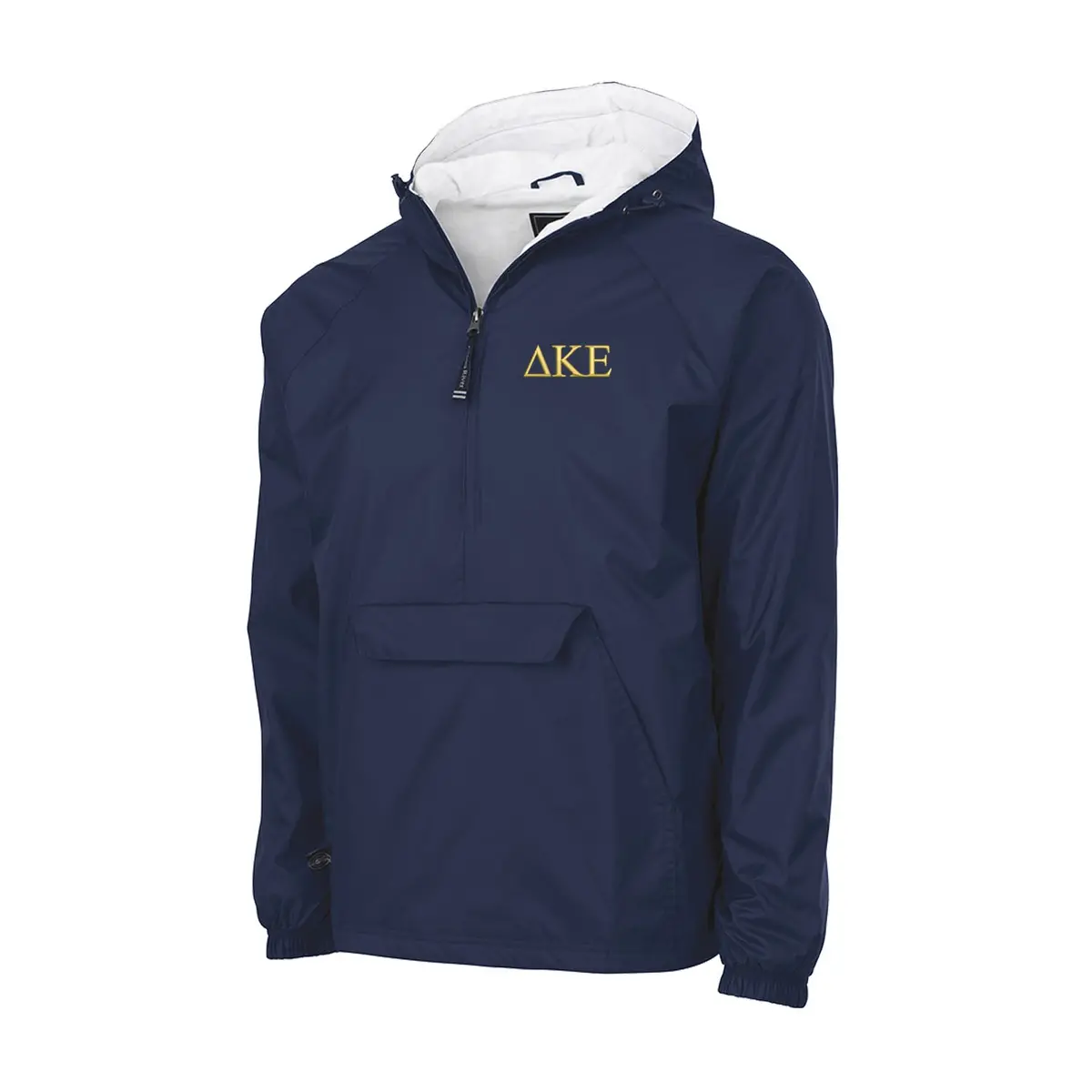Delta Kappa Epsilon Flannel Lined Windbreaker - Letters 1