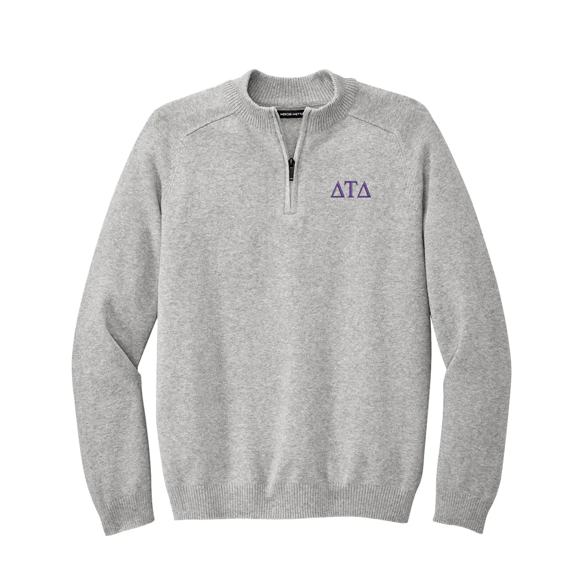 Delta Tau Delta 1/4-Zip Monogrammed Sweater 1