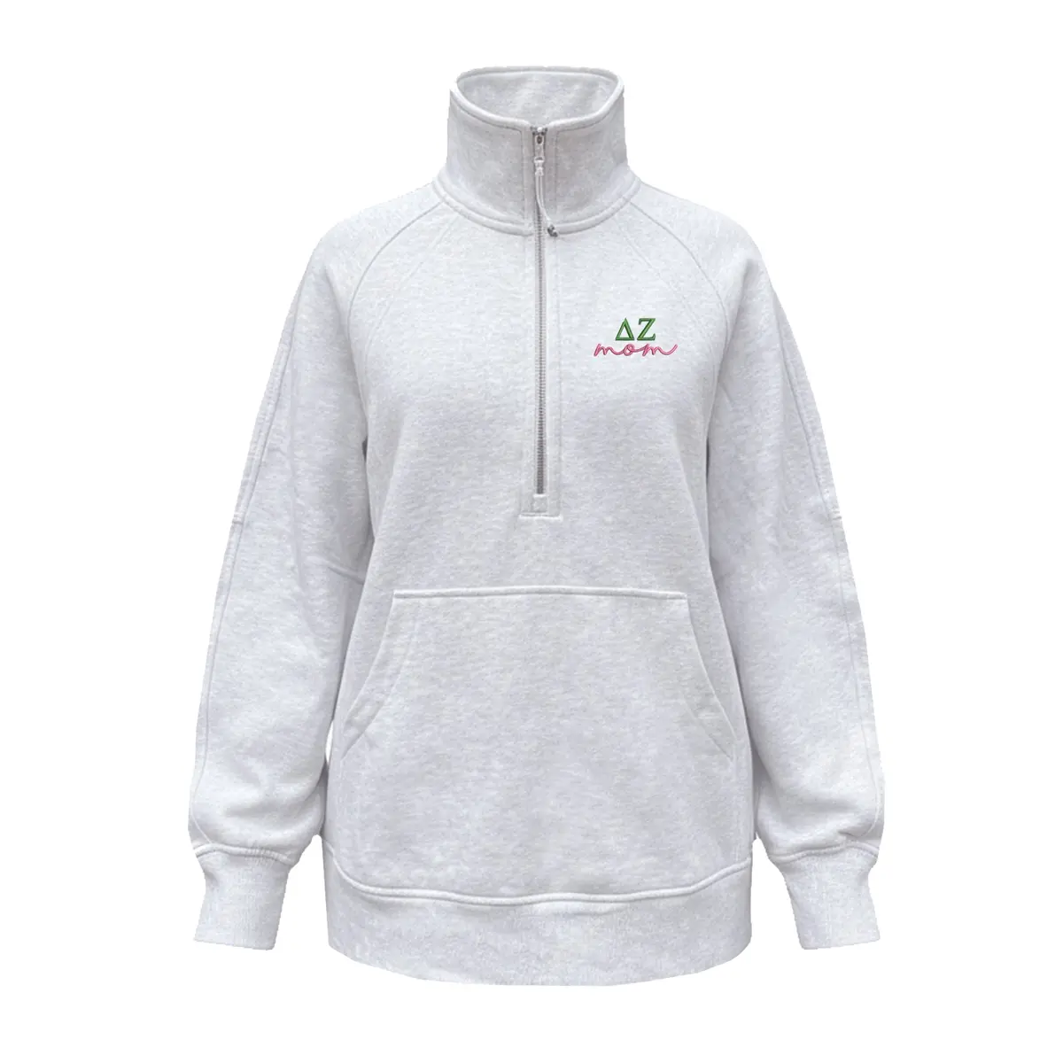 Delta Zeta Mom Lululemon Scuba Oversized Funnel-Neck Half Zip Long 1