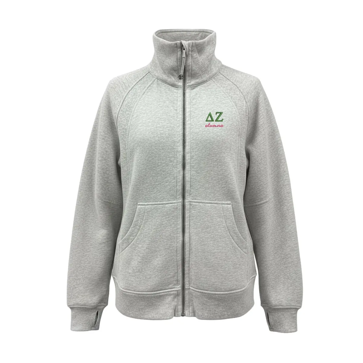 Delta Zeta Alumna Lululemon Long Scuba Oversized Funnel - Full-Zip 1
