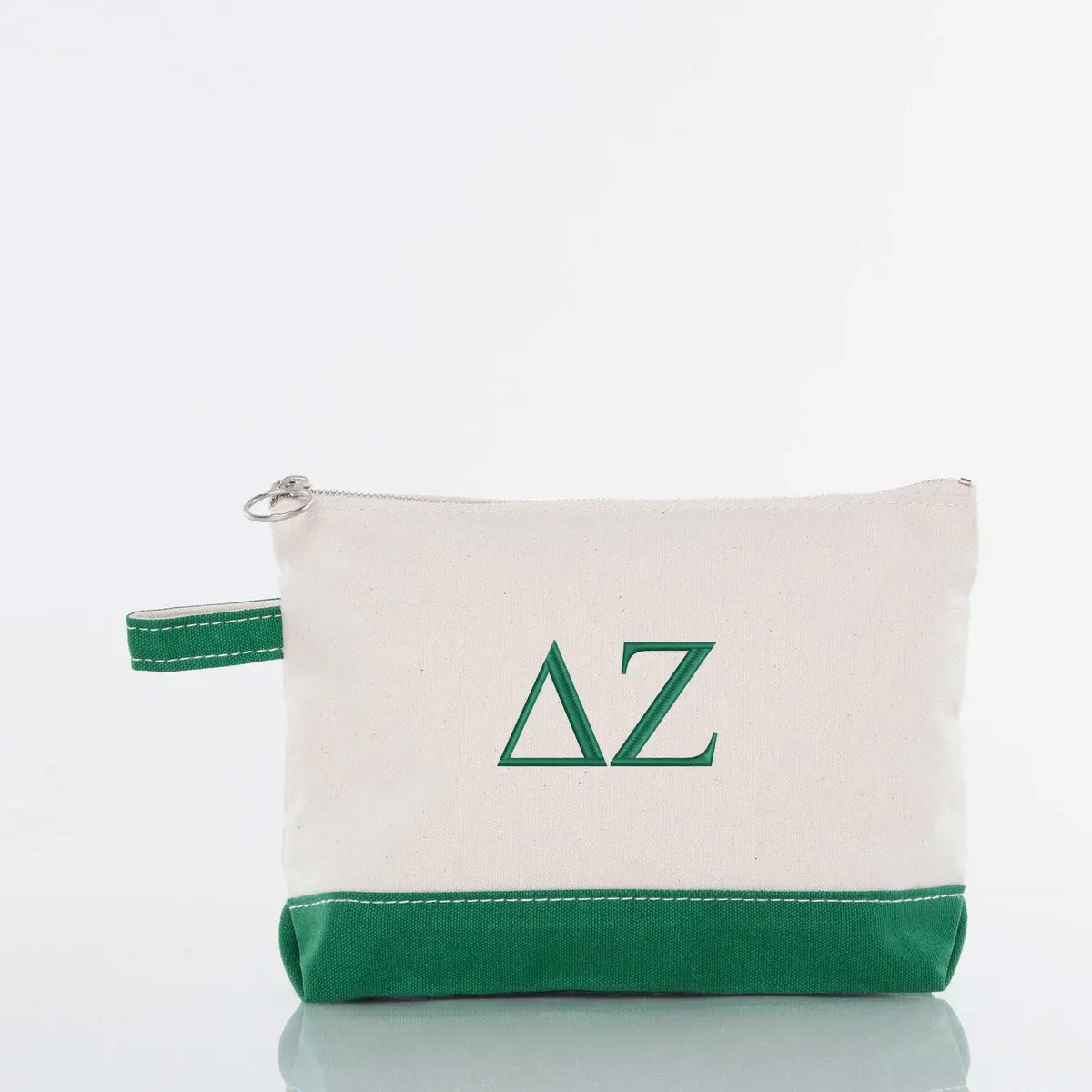 Delta Zeta Canvas Cosmetic Bag 1