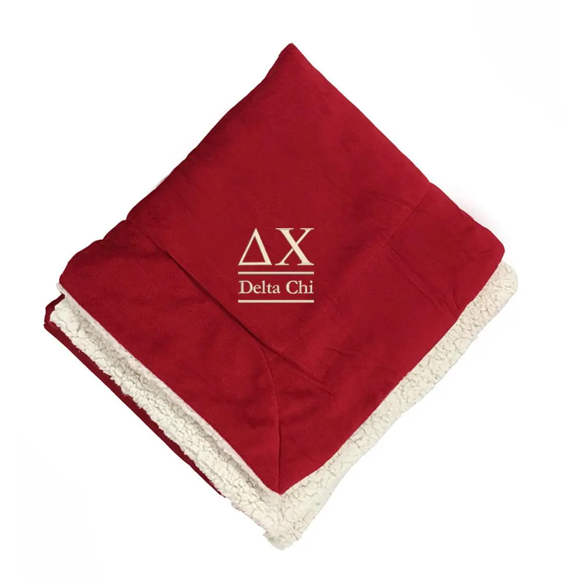 Delta Chi Sherpa Lined Blanket 1