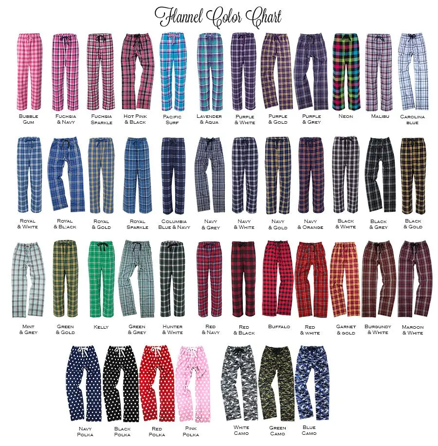 Sigma Delta Tau Flannel Pants 2