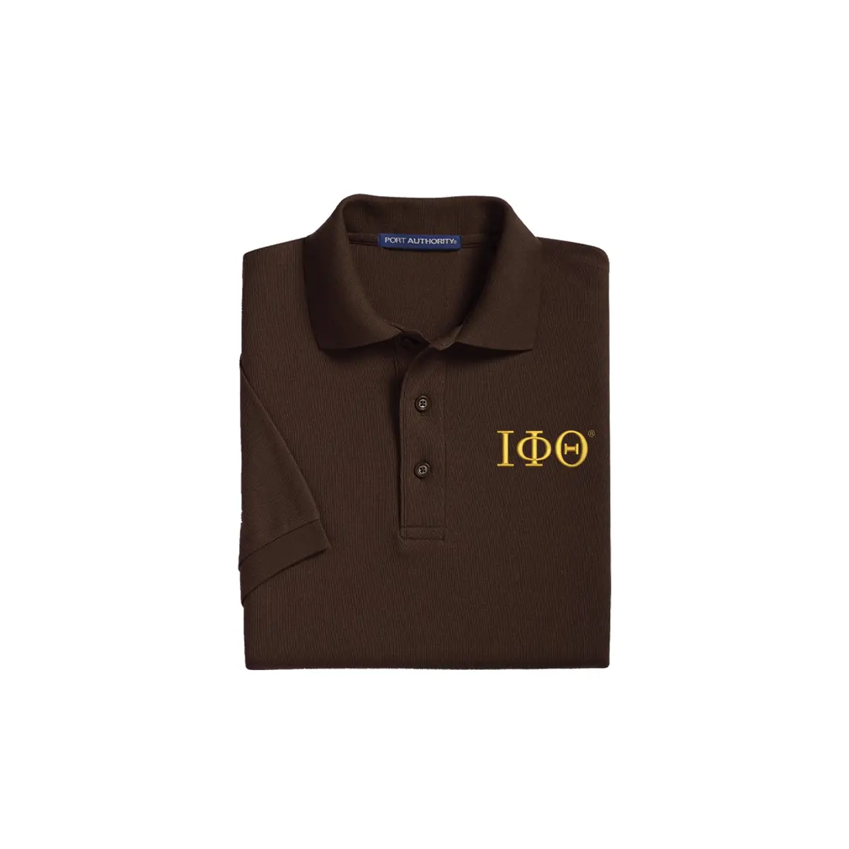 Iota Phi Theta Soft Cotton Pique Polo - Letters 1