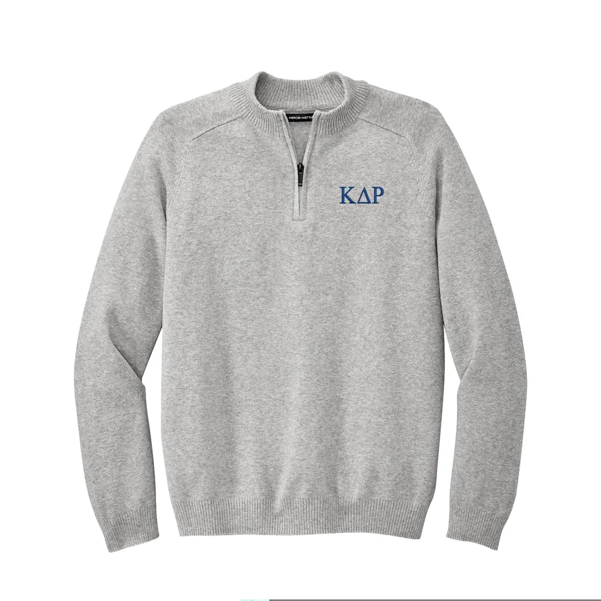 Kappa Delta Rho 1/4-Zip Monogrammed Sweater 1