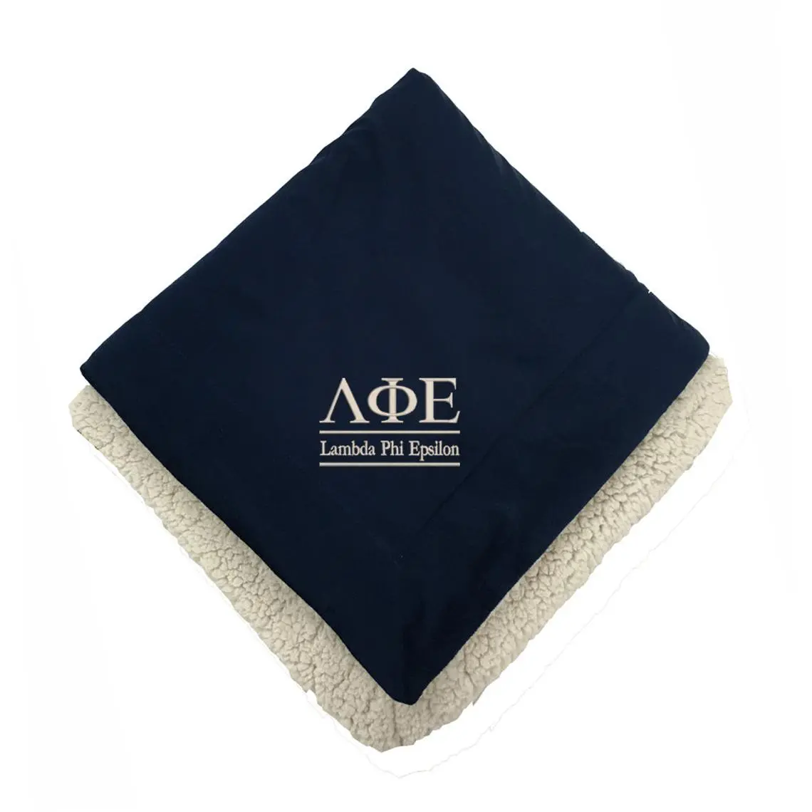 Lambda Phi Epsilon Sherpa Lined Blanket 1