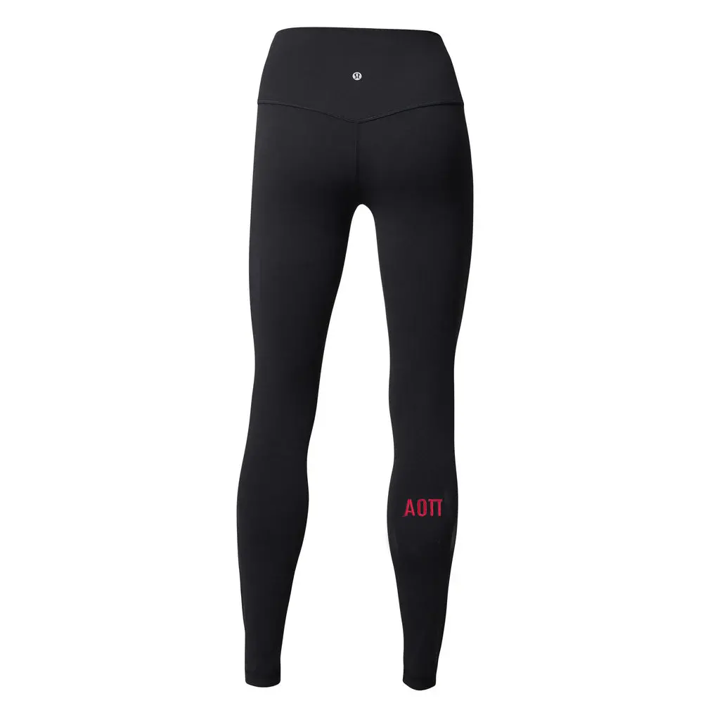 Alpha Omicron Pi Lululemon Align™ High-Rise Pant 25" - Black - Xi Omicron Parents Club 1