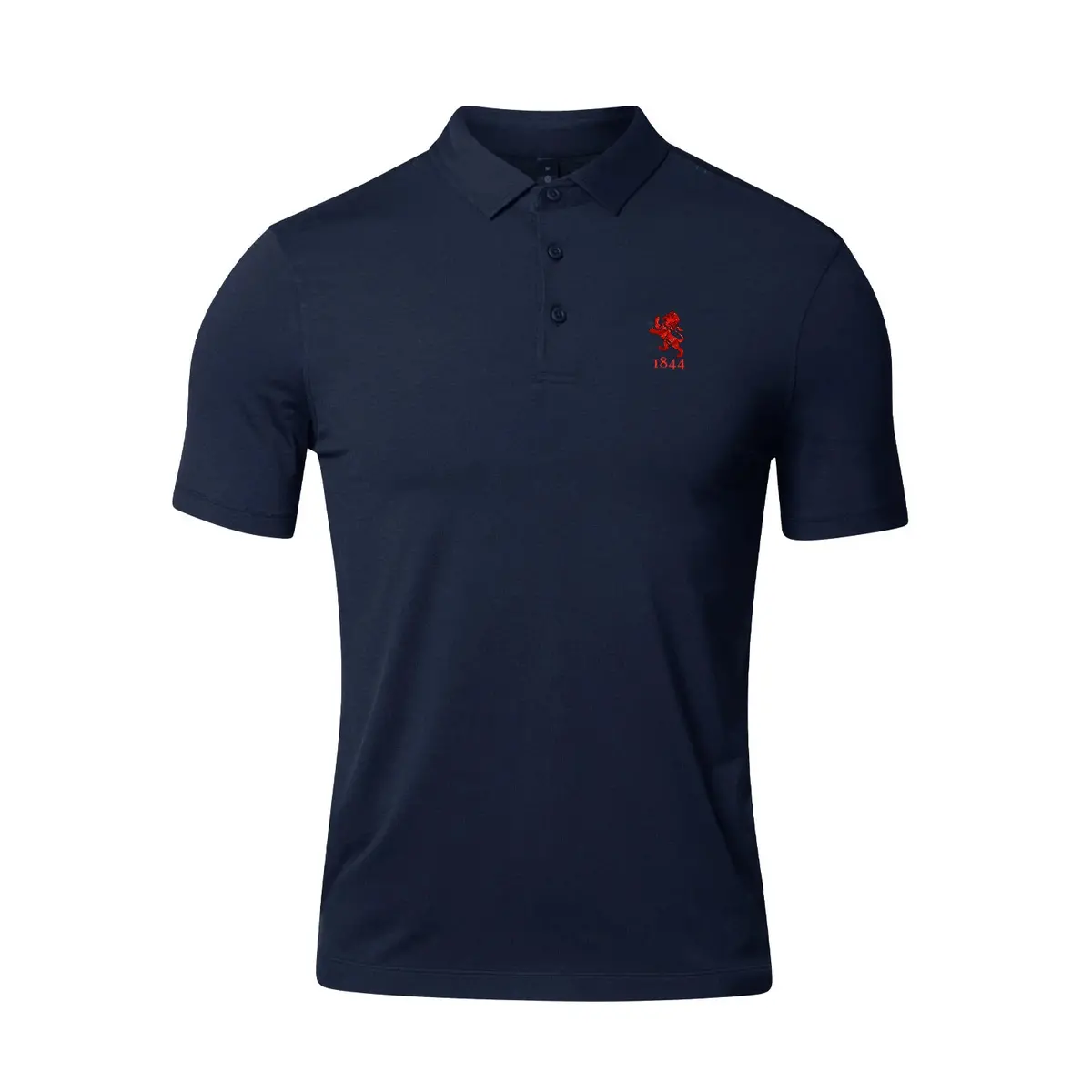 Delta Kappa Epsilon Lululemon Evolution Short-Sleeve Polo With Lion 1844 - Navy 1