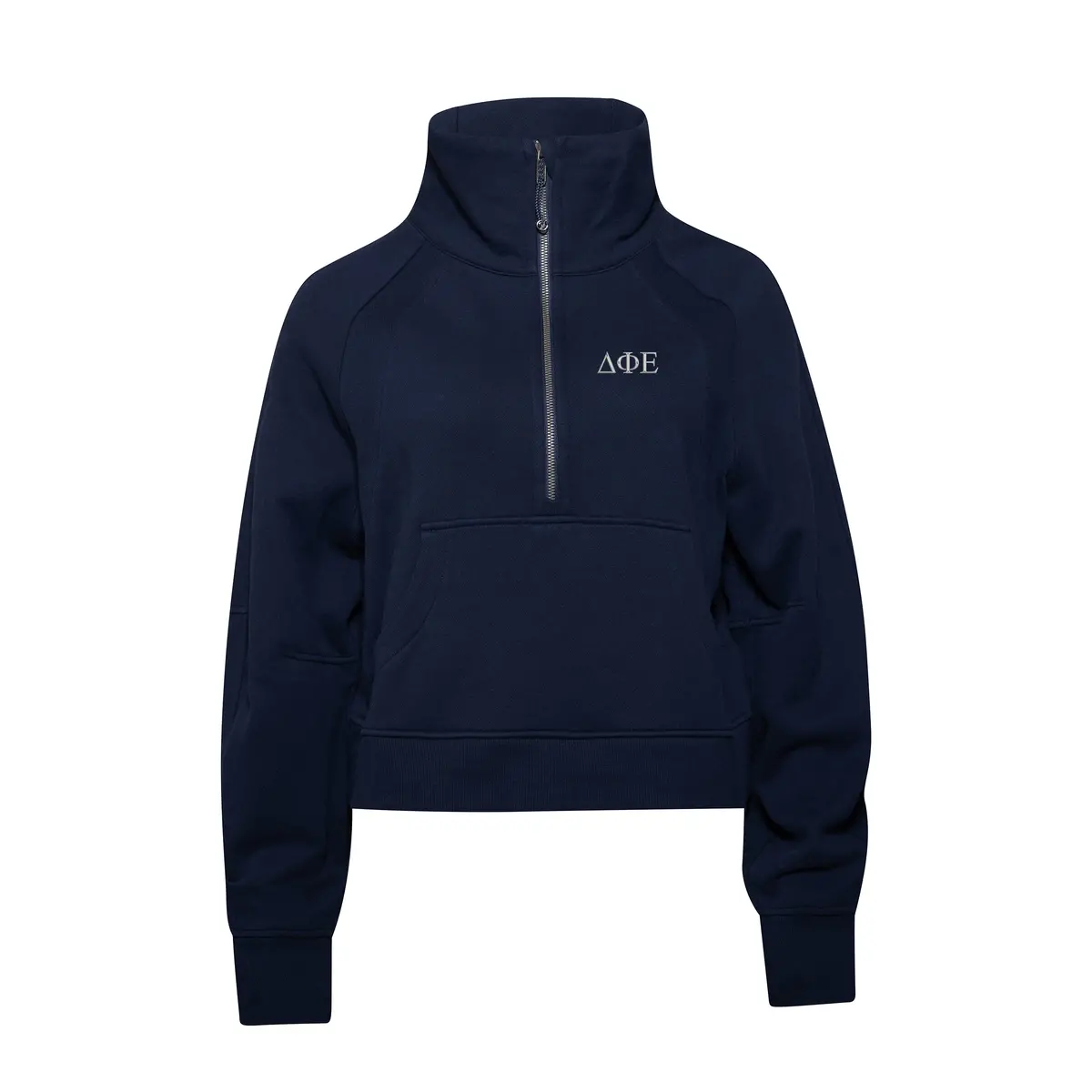 Delta Phi Epsilon Lululemon Scuba Oversized Funnel-Neck Half Zip - True Navy 1