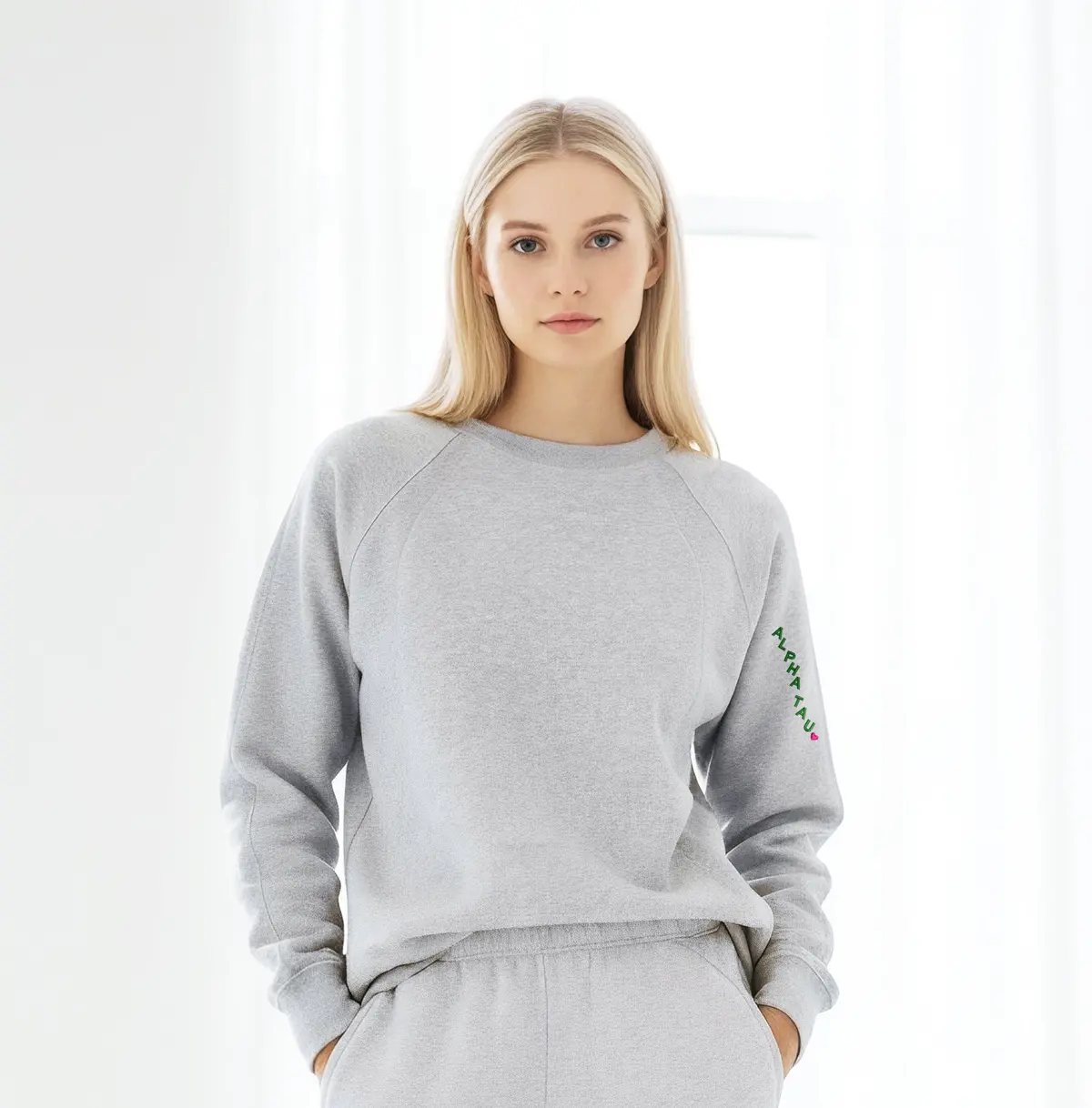 Alpha Sigma Tau Lululemon Scuba Oversized Long Crewneck - Alpha Tau 2