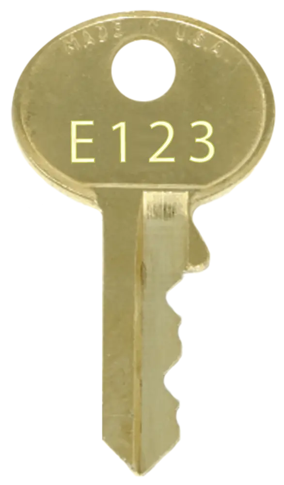 Master Lock E001-E700 Padlock Replacement Key 1