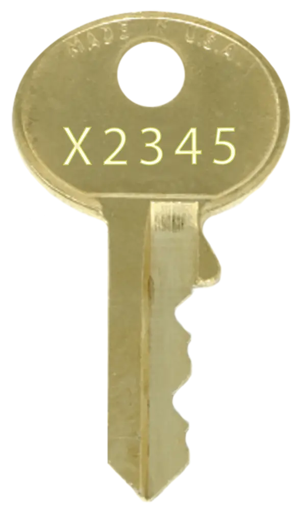 Master Lock X2000-X3000 Padlock Replacement Key 1