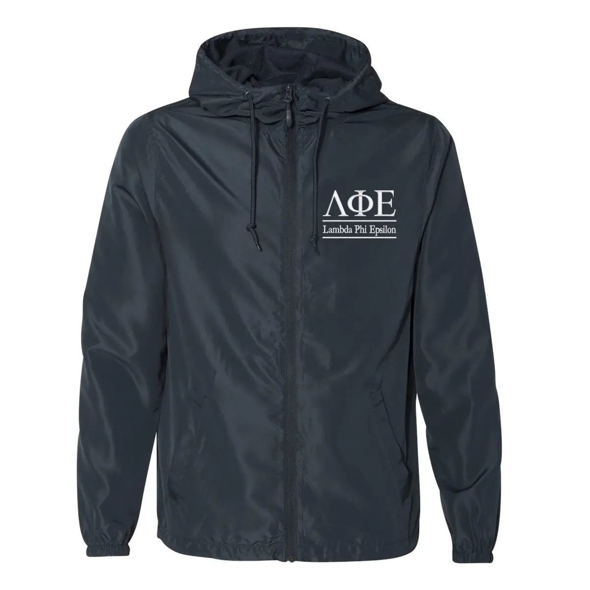Lambda Phi Epsilon Full Zip Windbreaker 1