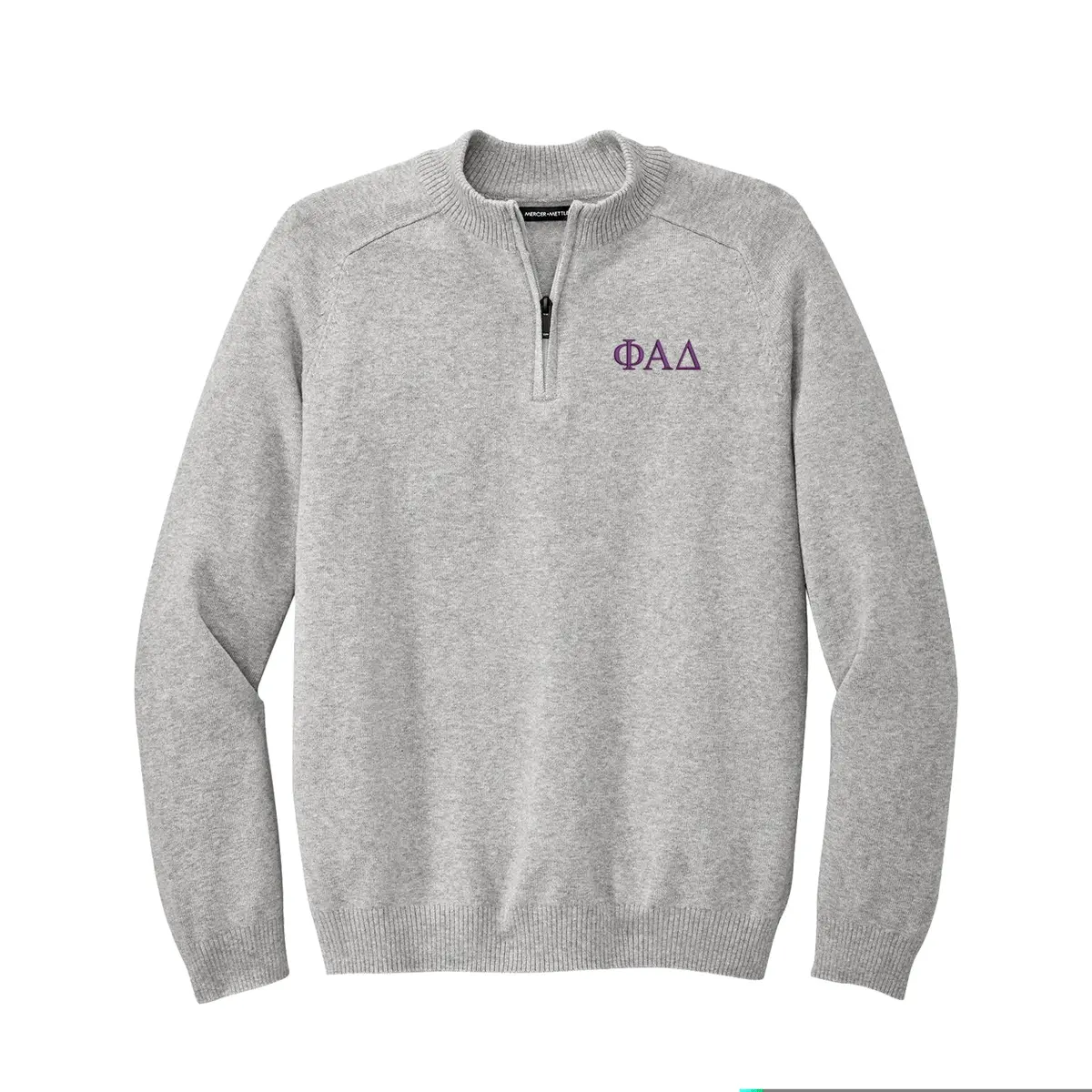 Phi Alpha Delta 1/4-Zip Monogrammed Sweater 1