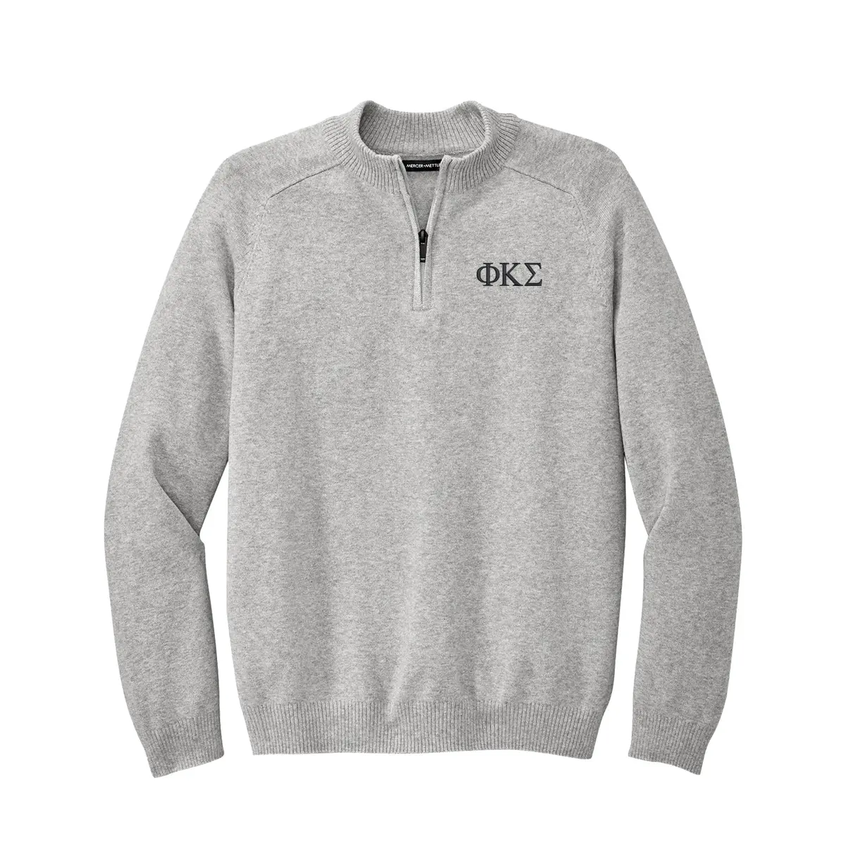 Phi Kappa Sigma 1/4-Zip Monogrammed Sweater 1